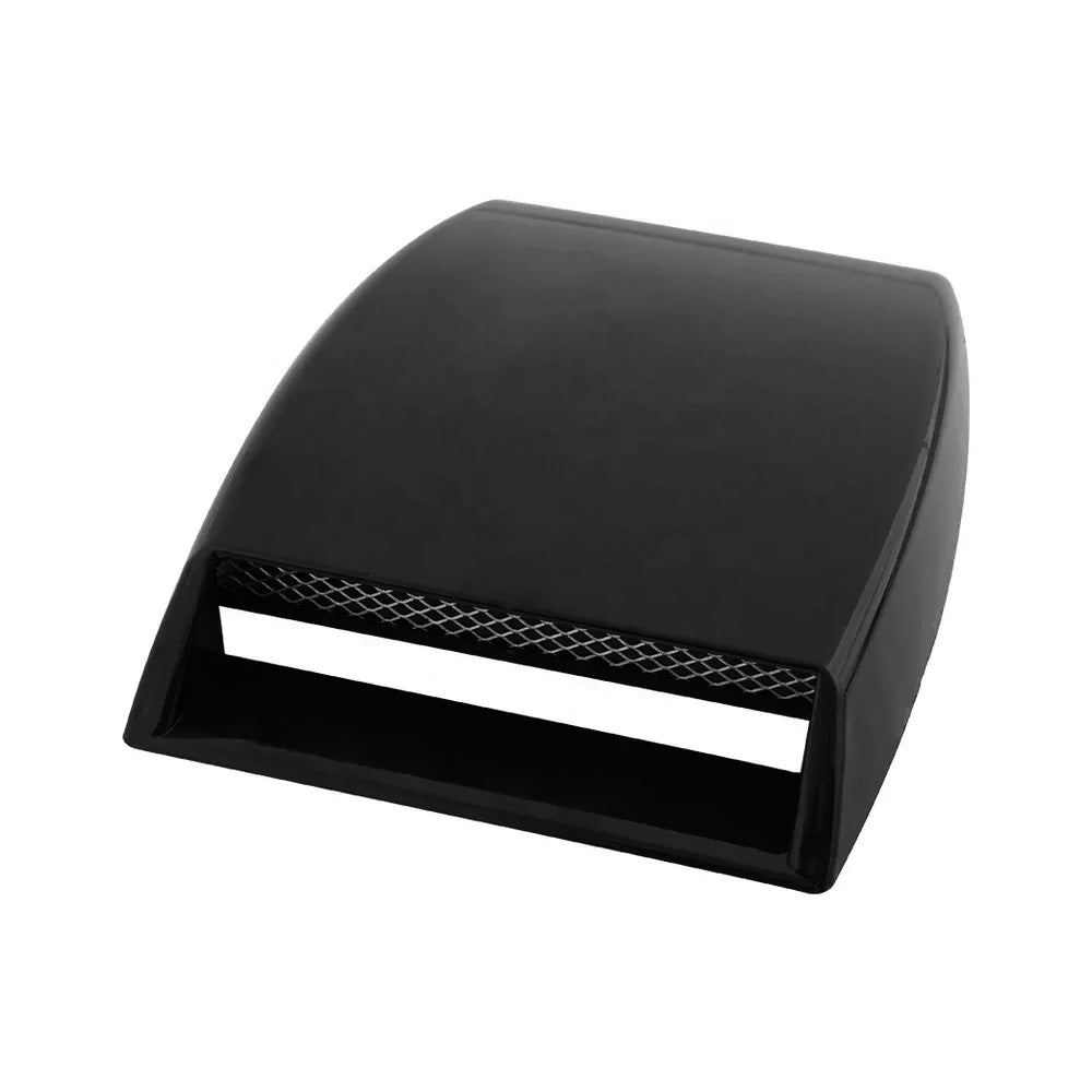 Universal Car Air Flow Intake Scoop Bonnet Hood Cover Suitable for All Cars Blac