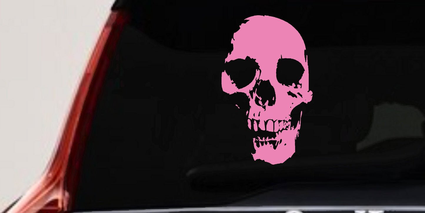 Skull Shadow Decal for Cars Trucks Windows - Vinyl Sticker