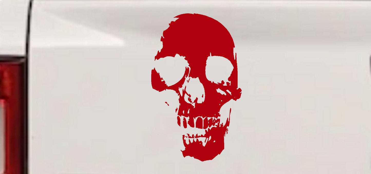 Skull Shadow Decal for Cars Trucks Windows - Vinyl Sticker