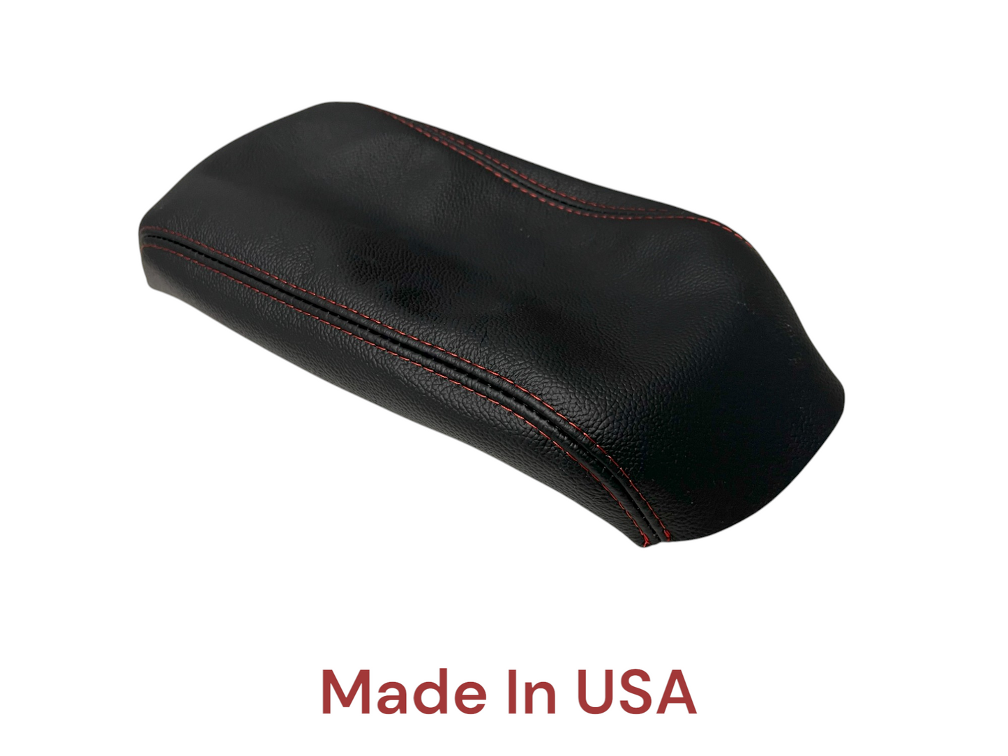 2009-2019 Subaru Forester Black Genuine Leather Center Console Armrest Cover