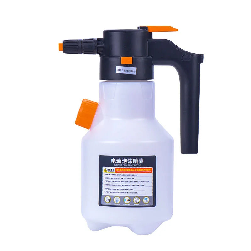 LEIBOO 2L Powerful Electric Foam Sprayer Car Wash Snow Foam Spray Bottle Rechargeable Auto Wash Sprayer Can Car Accessories
