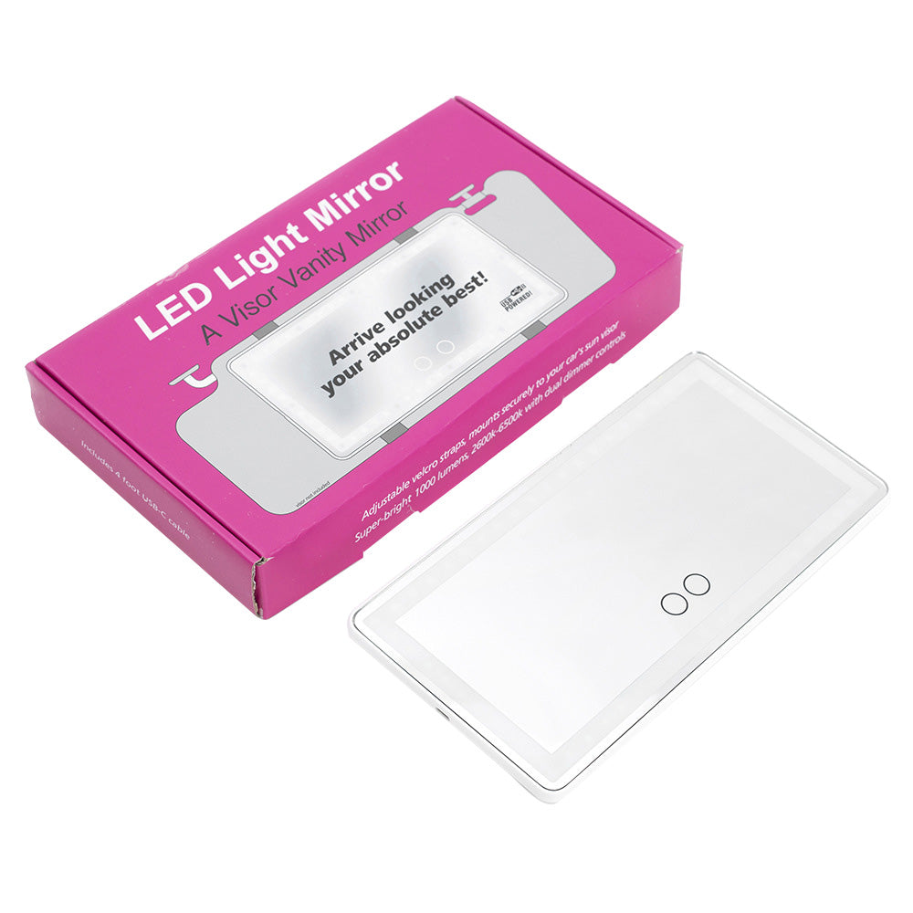 Car Sun Visor LED Makeup Mirror Suitable for Vehicle Use