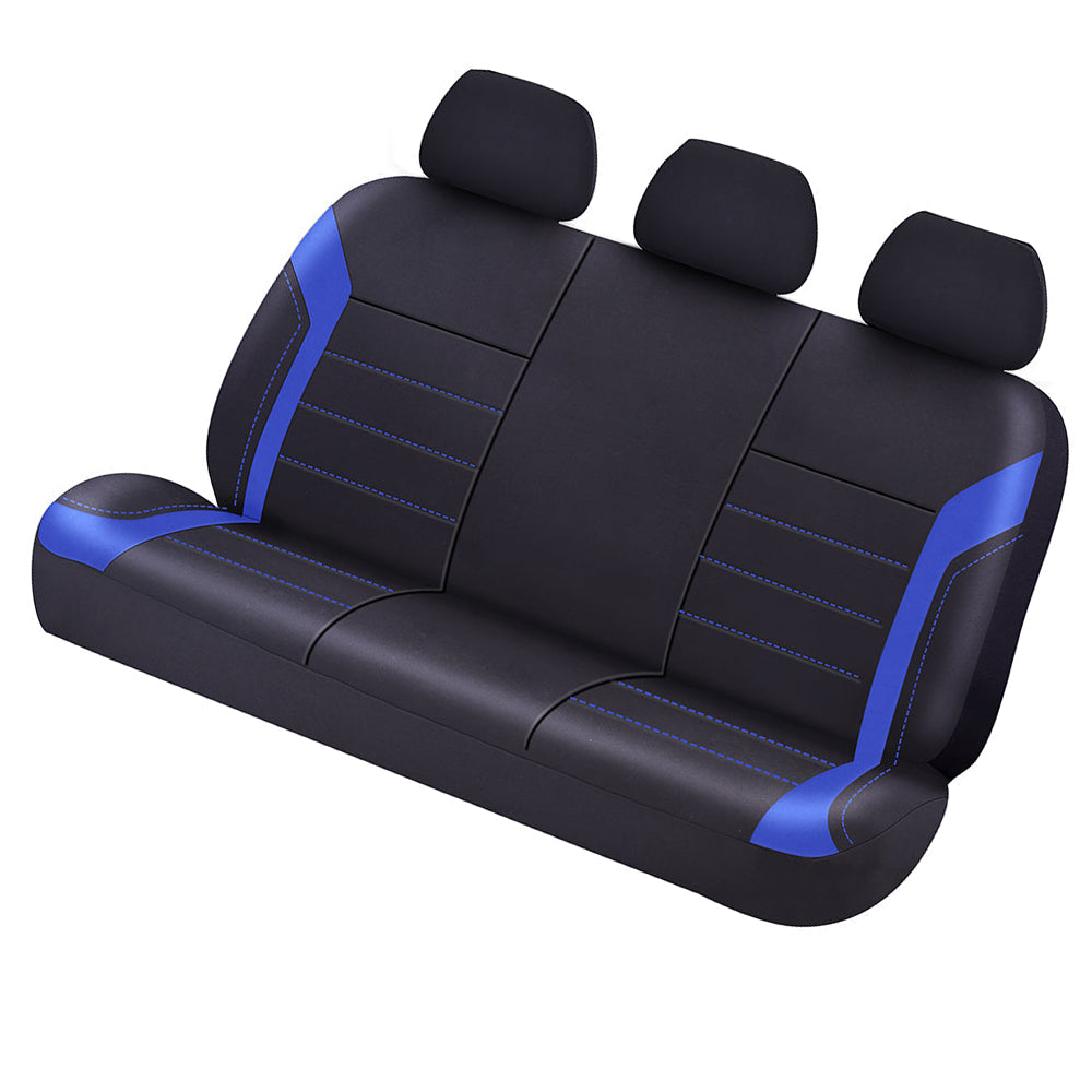 Universal Rear Seat Covers 06/08H Neoprene Black Blue Suitable for Cars & Utes