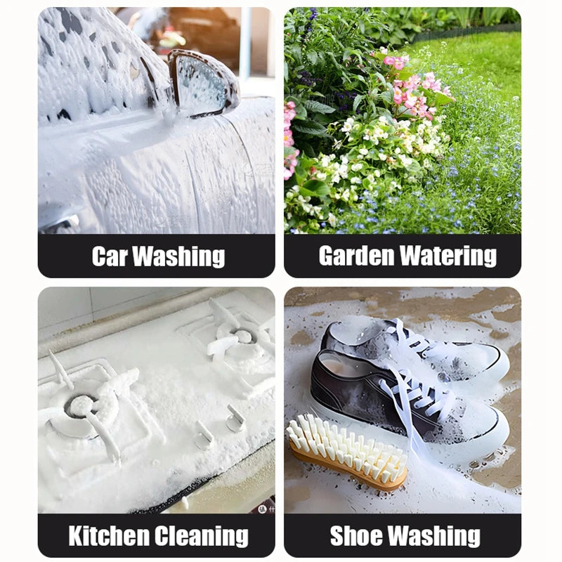 LEIBOO 2L Powerful Electric Foam Sprayer Car Wash Snow Foam Spray Bottle Rechargeable Auto Wash Sprayer Can Car Accessories