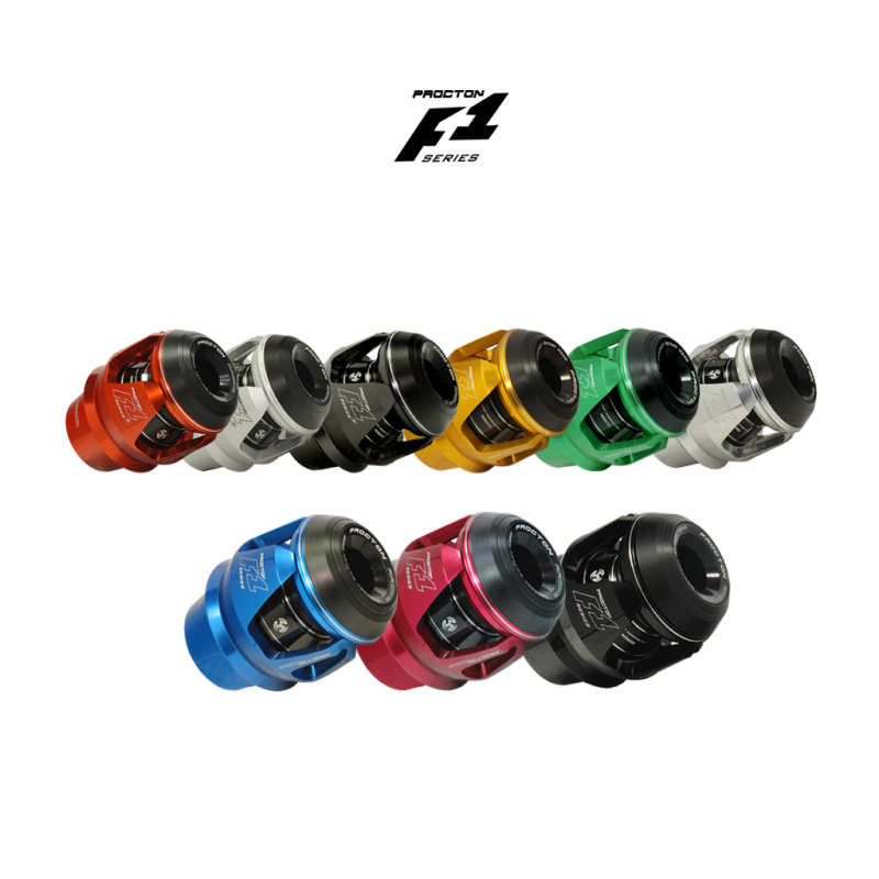 Kawasaki - Ninja 300 (2013 & newer) - Procton Racing Rotational Impact System – Frame Sliders F1