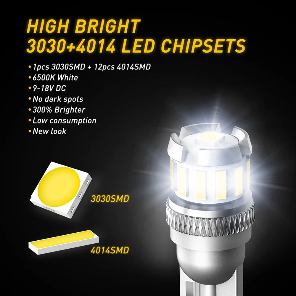 Canbus T10 W5W LED for Hyundai Tucson/Accent/i30 | 2pc Interior Bulb