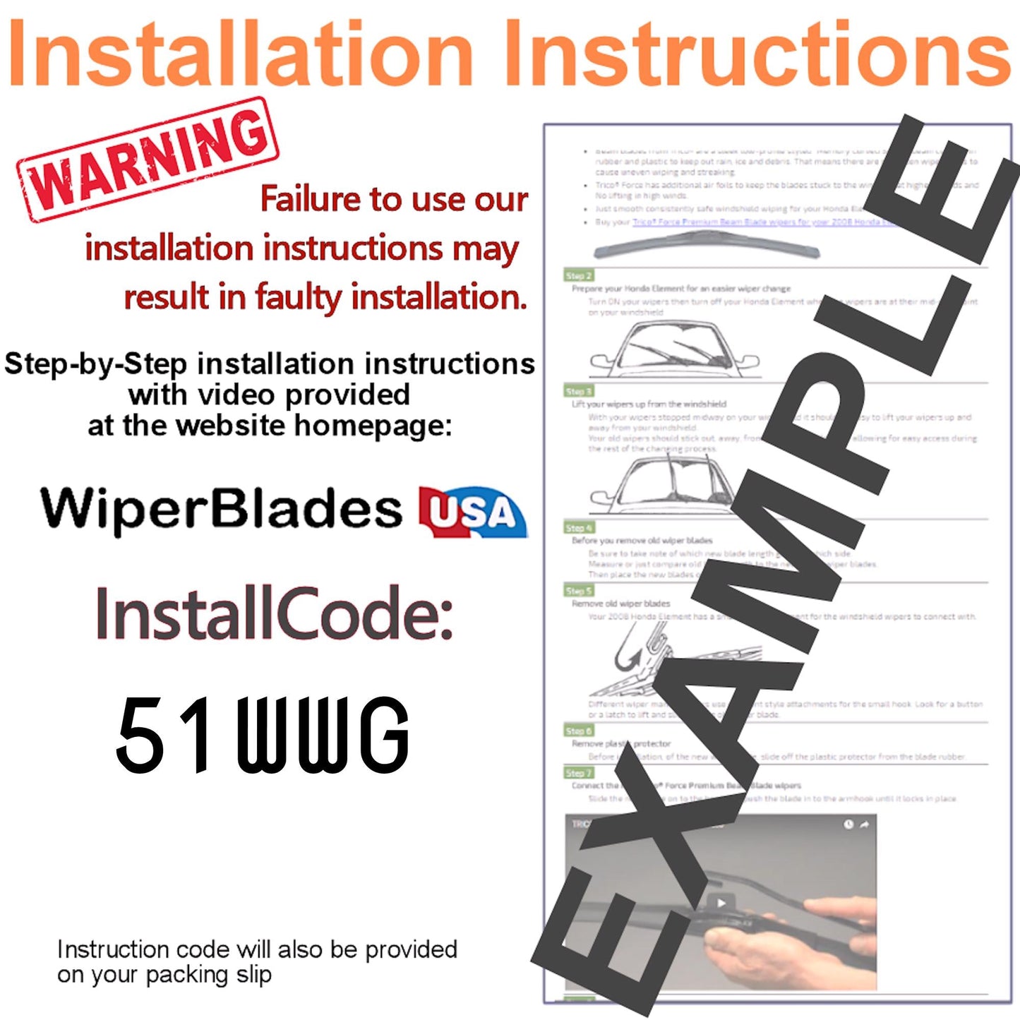 2003 Ford Windstar Wiper Blades w/1yr Wear Warranty (Set of 3) w/Rear Wipers-4