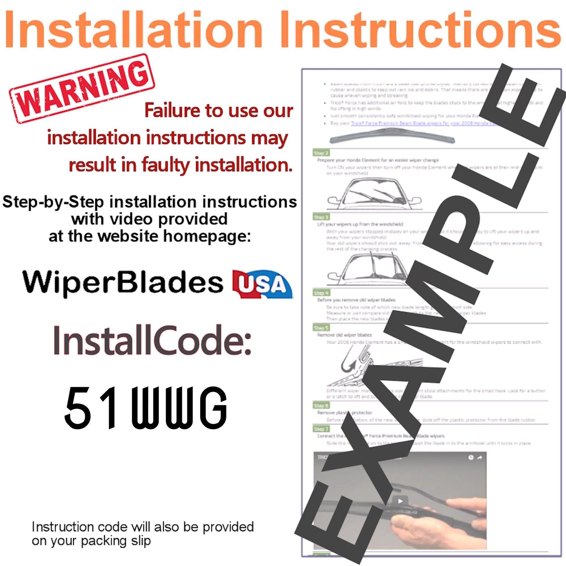 2003 Ford Windstar Wiper Blades w/1yr Wear Warranty (Set of 3) w/Rear Wipers-4