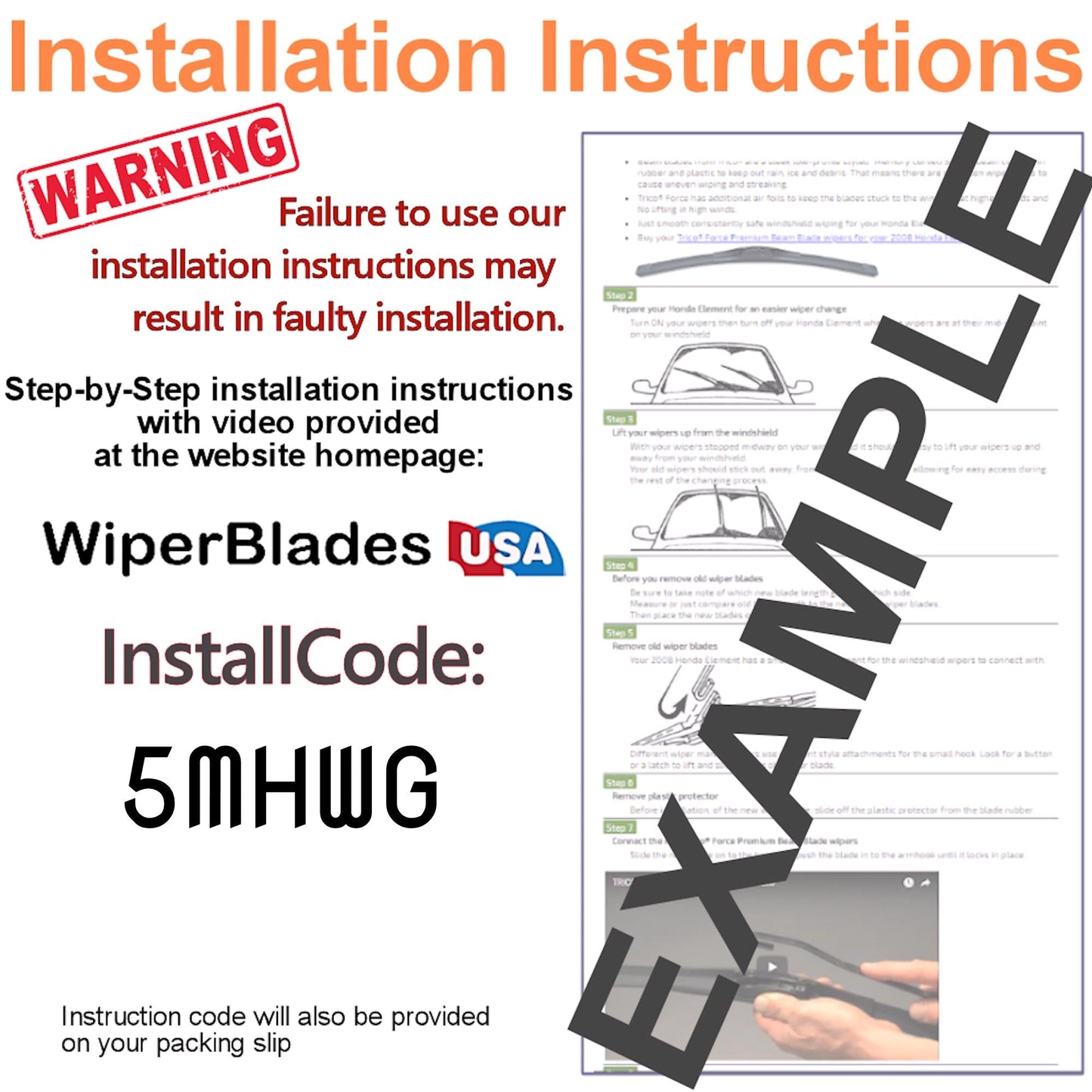 2009 GMC Yukon XL 2500 Wiper Blades w/1yr Wear Warranty (Set of 2) Wipers