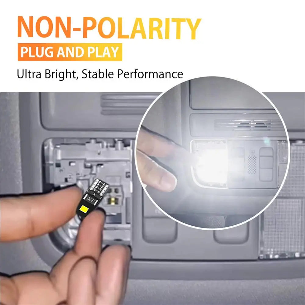 AUXITO W5W T10 194 Canbus LED | Interior Signal Light 2–10 Pack