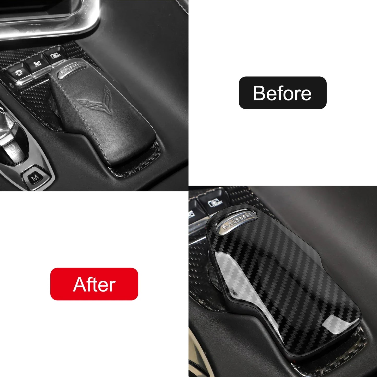 ABS Carbon Fiber Style Interior Trim Kit for Chevrolet Corvette C8 (2020–2025) | ISO9001