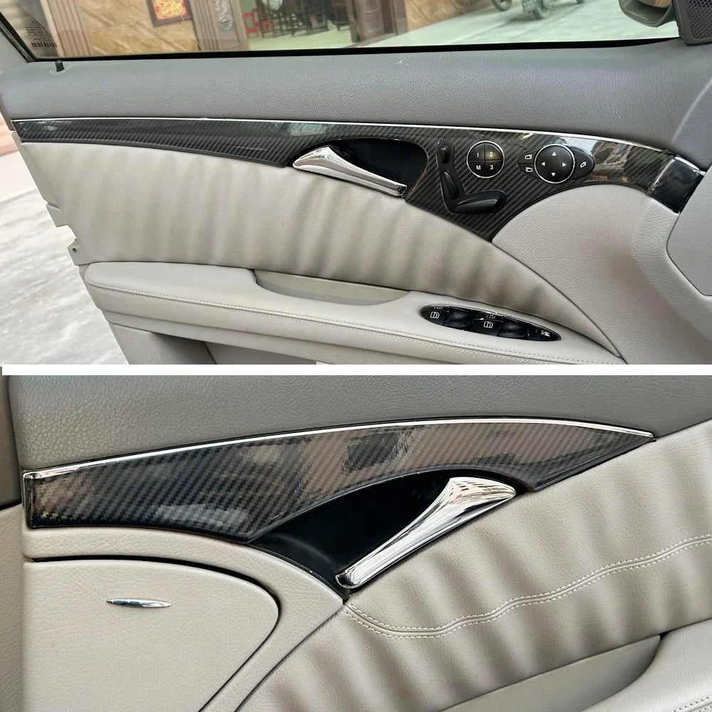 Carbon Fiber Interior Center Console Color Change Moulding Sticker | Mercedes-Benz AMG