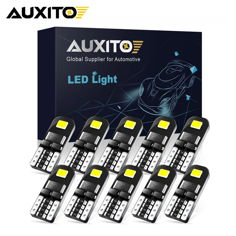 AUXITO W5W T10 194 Canbus LED | Interior Signal Light 2–10 Pack