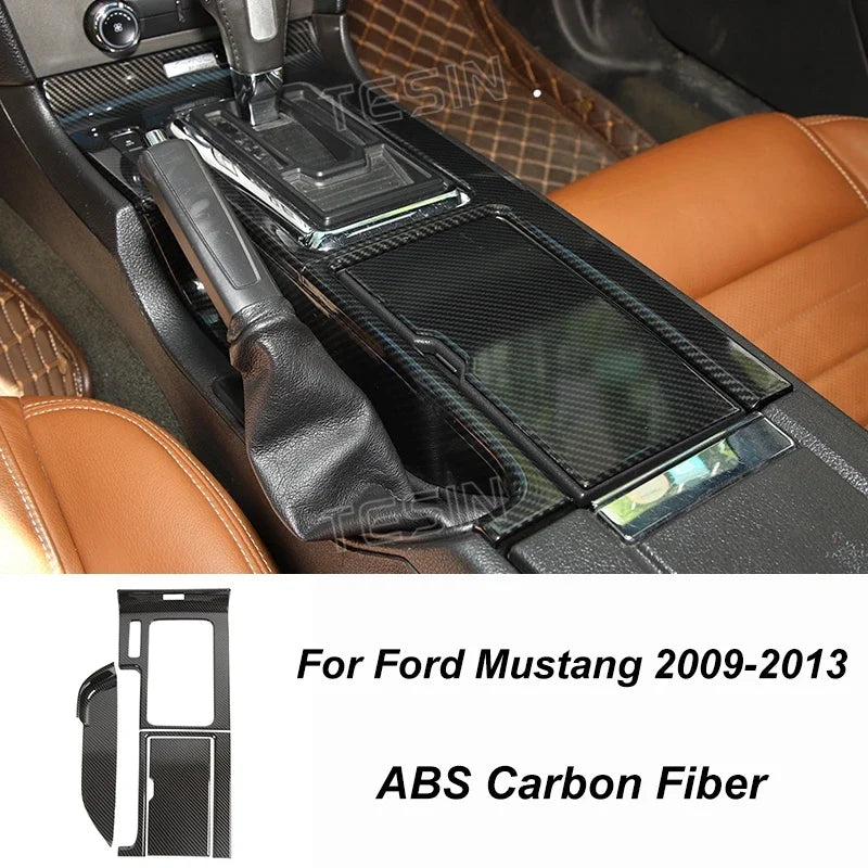 Carbon Fiber Grain Interior & Exterior Decoration Sticker for Ford Mustang (2009-2014) | Kit