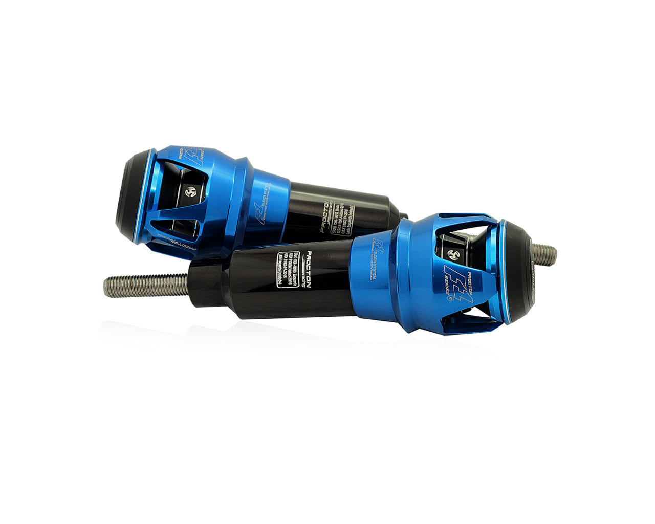 Suzuki - GSX-R 1000 (2007-2008) - Procton Racing Rotational Impact System – Frame Sliders F1
