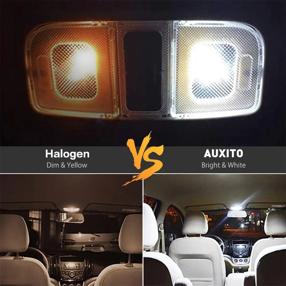 AUXITO W5W T10 194 Canbus LED | Interior Signal Light 2–10 Pack