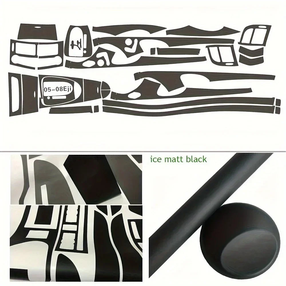 Carbon Fiber Interior Center Console Color Change Moulding Sticker | Mercedes-Benz AMG