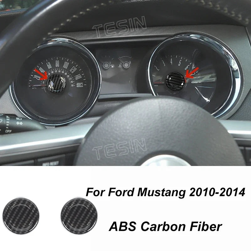 Carbon Fiber Grain Interior & Exterior Decoration Sticker for Ford Mustang (2009-2014) | Kit
