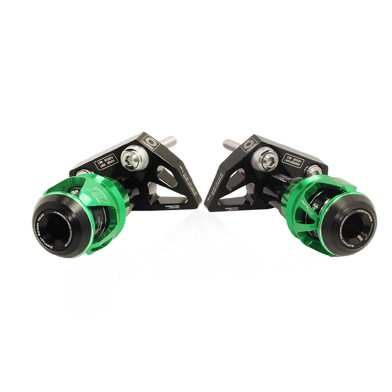 Kawasaki - Z800 (2013-2016) - Procton Racing Rotational Impact System – Frame Sliders F1