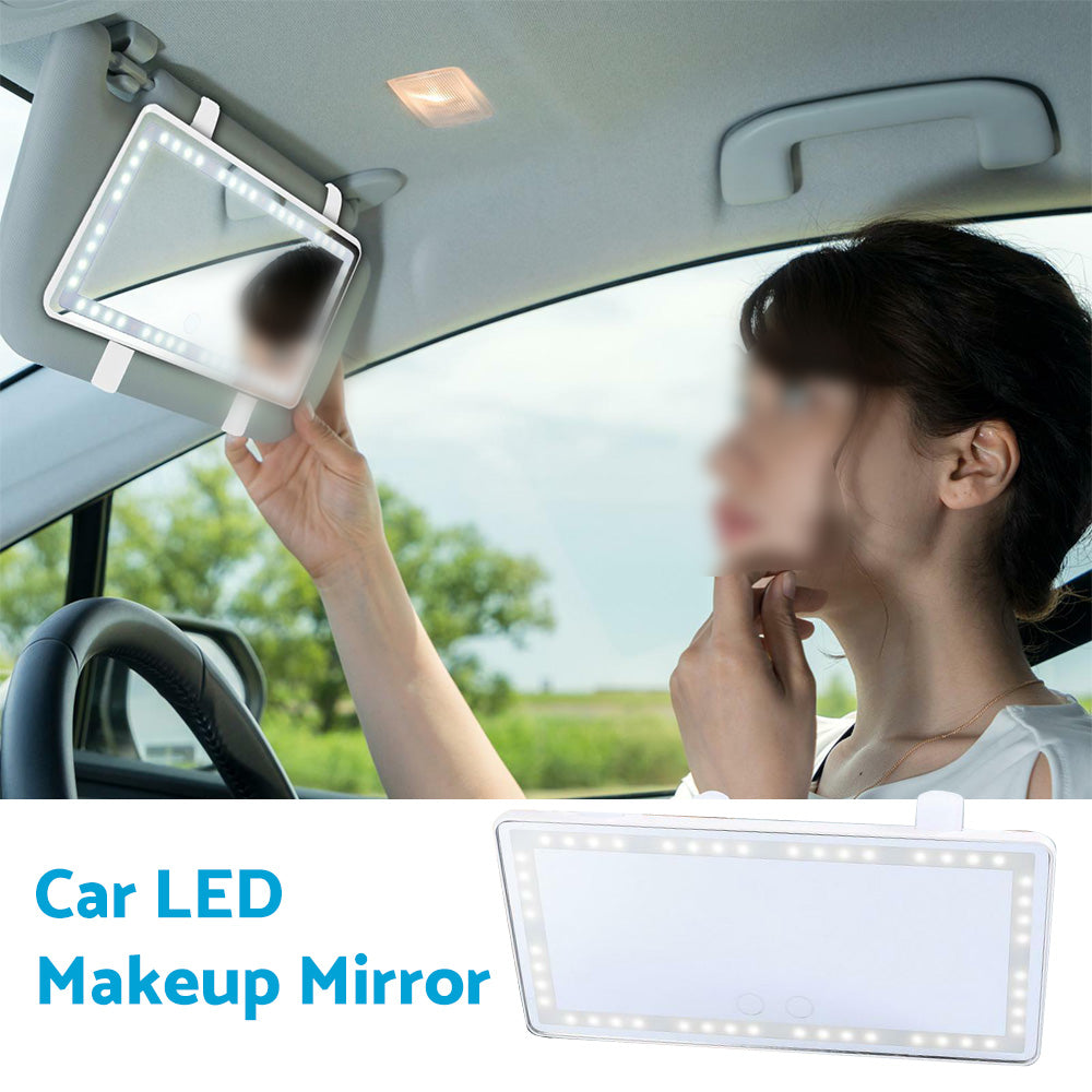 Car Sun Visor LED Makeup Mirror Suitable for Vehicle Use