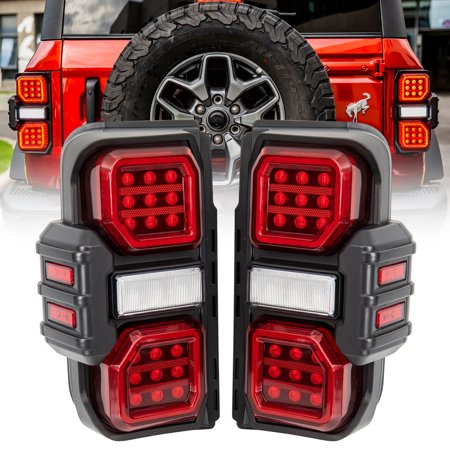 Raptor Style LED Taillights with/ Star - MFMEC00202