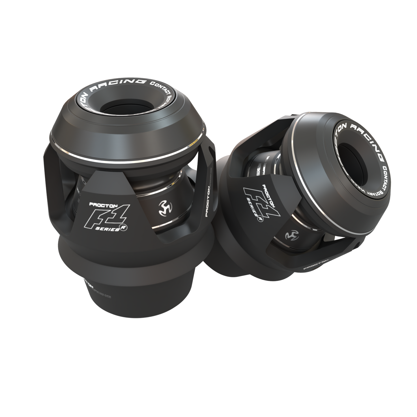 Kawasaki - Ninja 300 (2013 & newer) - Procton Racing Rotational Impact System – Frame Sliders F1