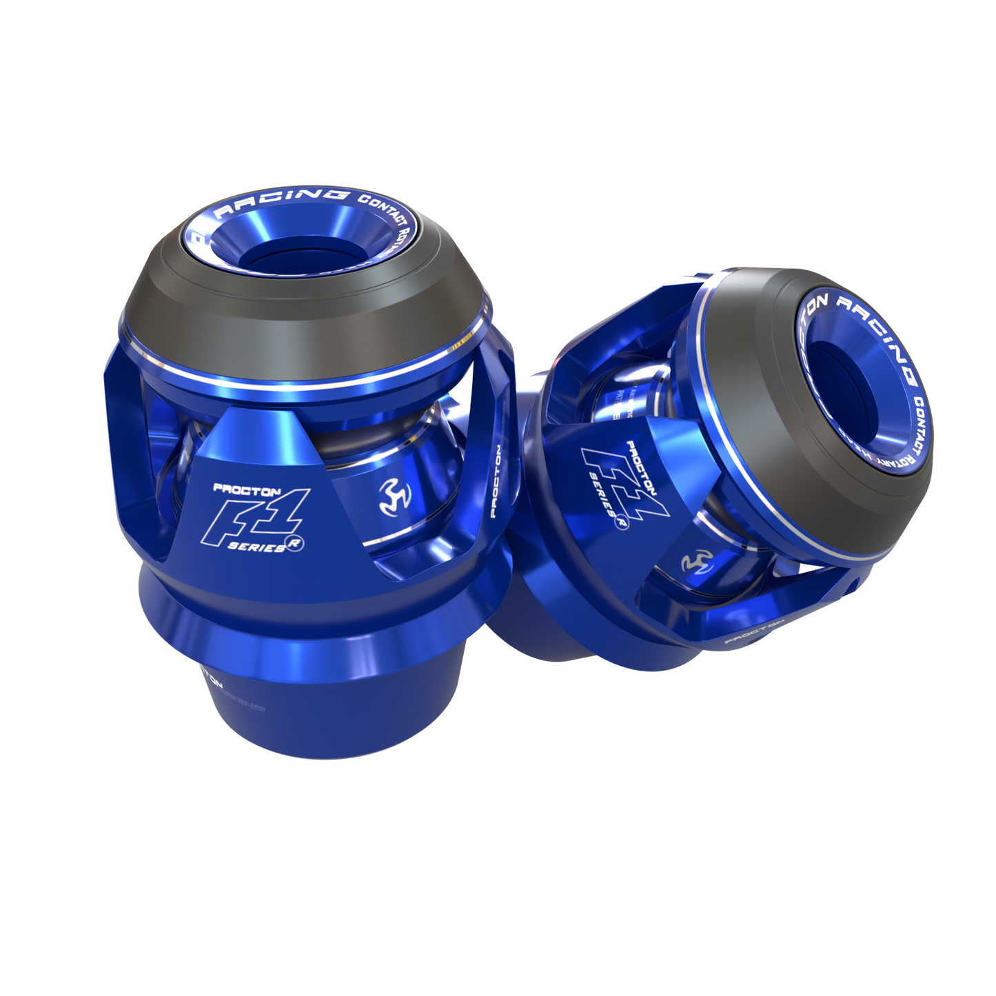 Kawasaki - Ninja 300 (2013 & newer) - Procton Racing Rotational Impact System – Frame Sliders F1