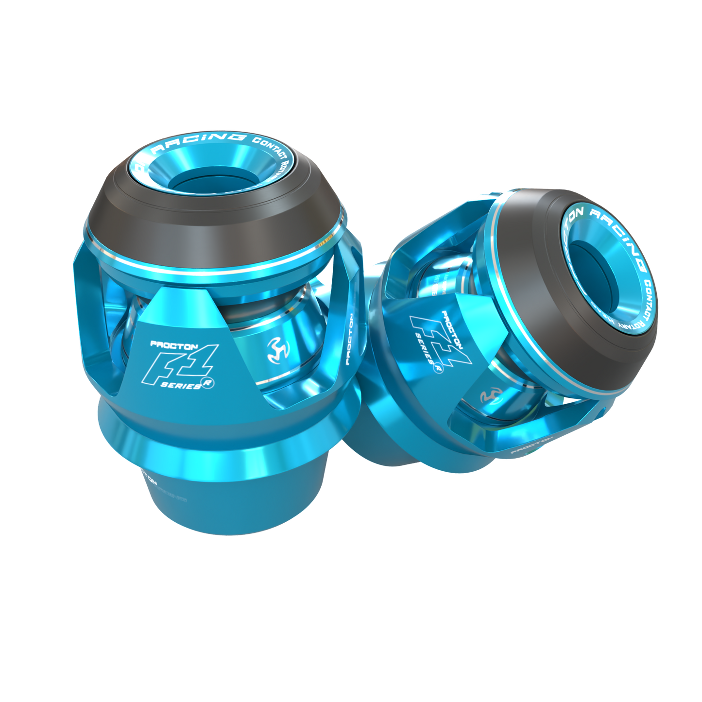 Suzuki - GSX-R 1000 (2007-2008) - Procton Racing Rotational Impact System – Frame Sliders F1