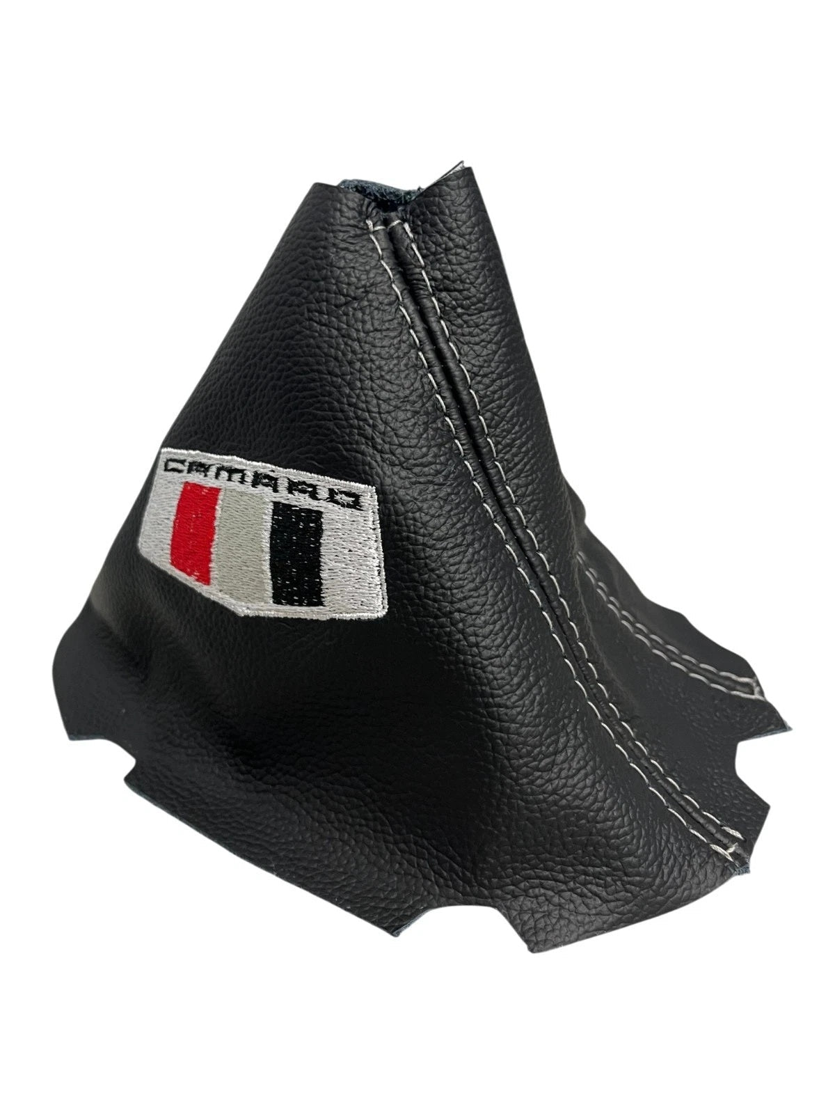 For Chevy Camaro SS 2016-2024 Custom Embroidery Genuine Leather Shift Boot Cover