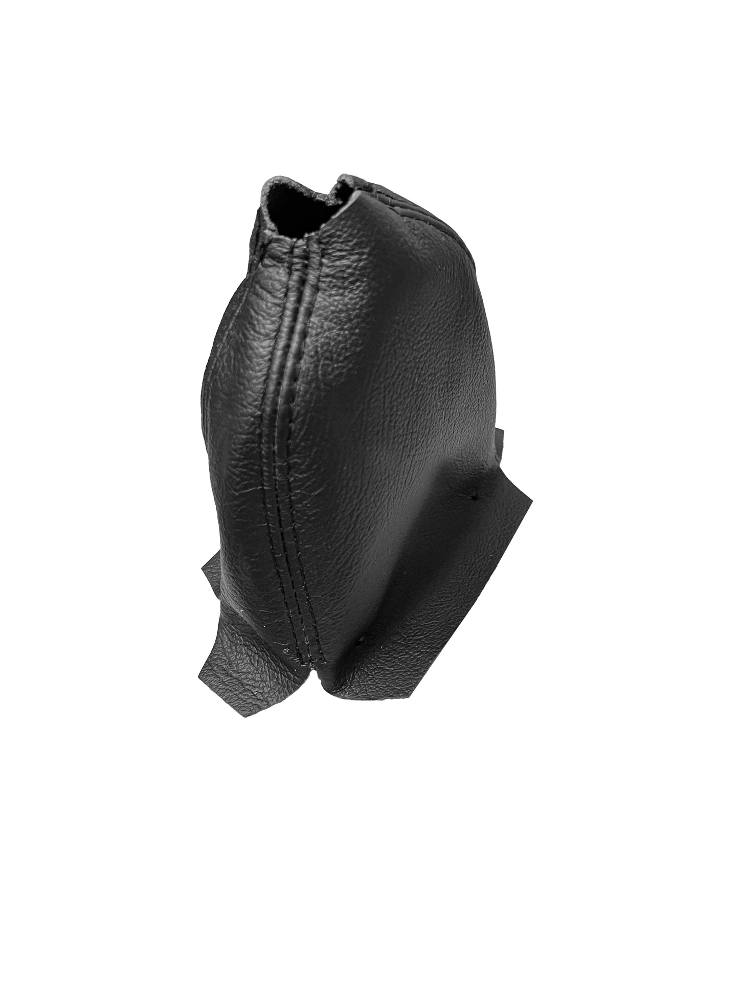B&M Genuine Leather Replacement Shifter Boot with Red Stitching for Hammer Shifters 130-80885 & 130-81001