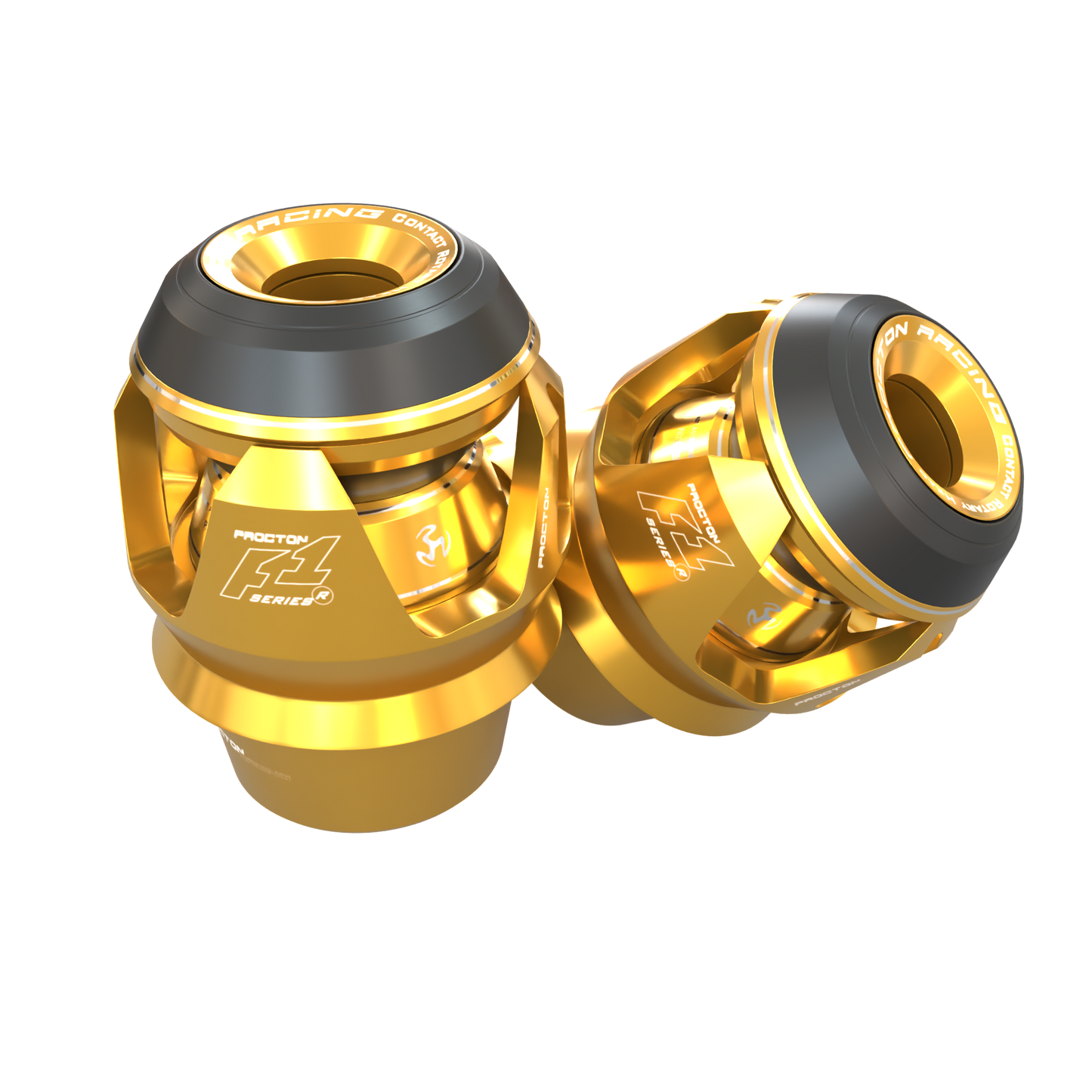 Kawasaki - Z800 (2013-2016) - Procton Racing Rotational Impact System – Frame Sliders F1