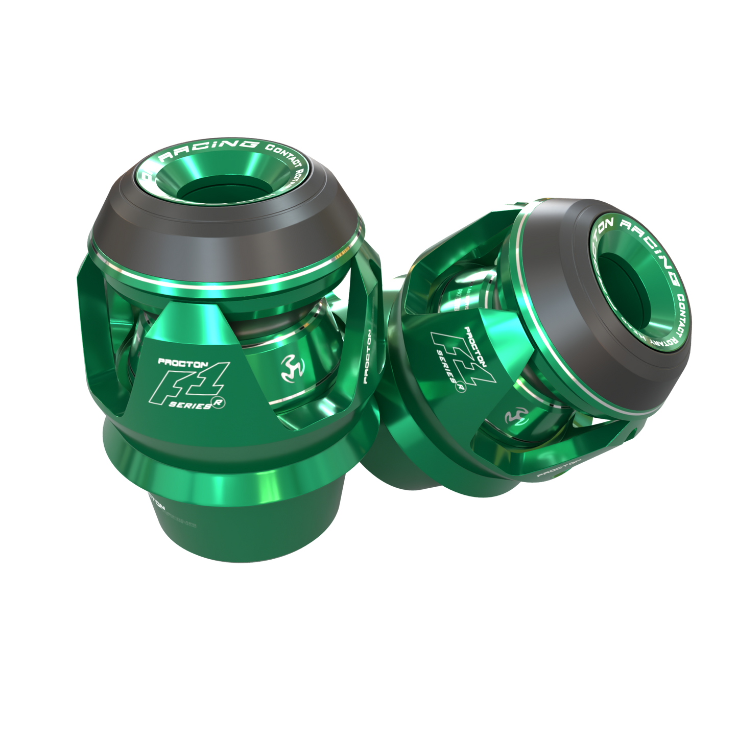 Kawasaki - Z800 (2013-2016) - Procton Racing Rotational Impact System – Frame Sliders F1