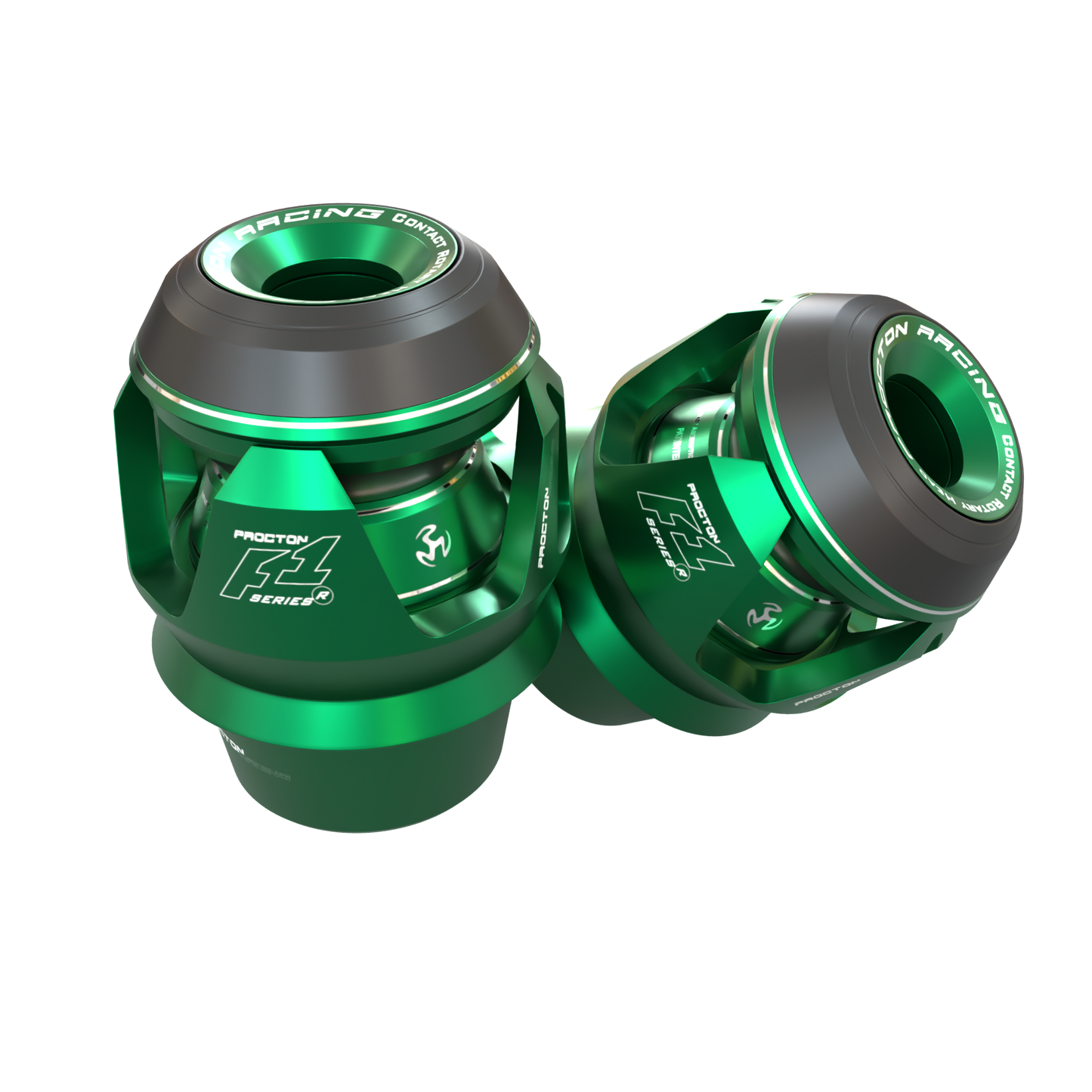 Kawasaki - Z800 (2013-2016) - Procton Racing Rotational Impact System – Frame Sliders F1