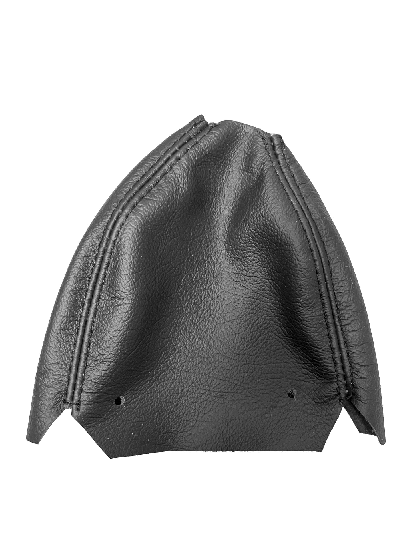 B&M Genuine Leather Replacement Shifter Boot with Red Stitching for Hammer Shifters 130-80885 & 130-81001