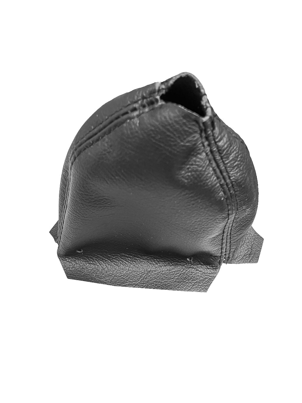 B&M Genuine Leather Replacement Shifter Boot with Red Stitching for Hammer Shifters 130-80885 & 130-81001