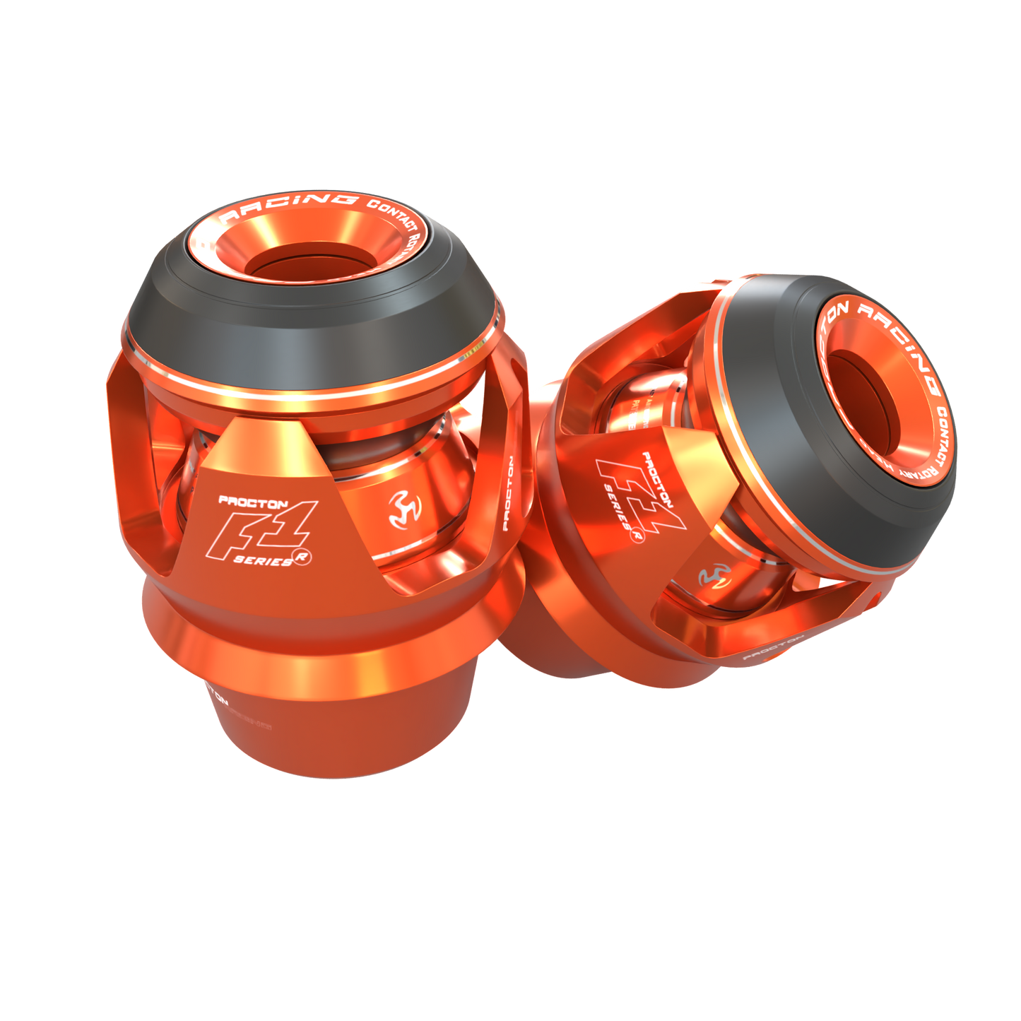 Kawasaki - Z800 (2013-2016) - Procton Racing Rotational Impact System – Frame Sliders F1