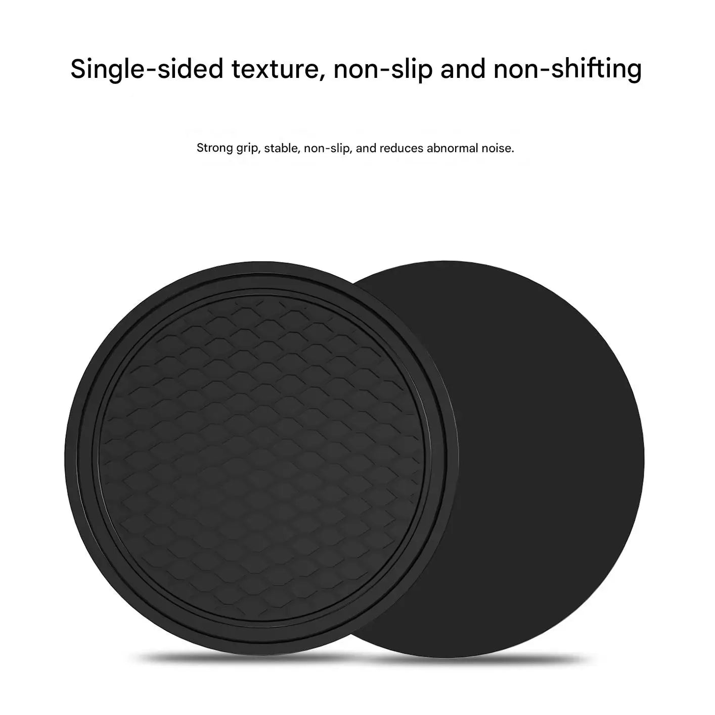 New Car Cup Holder Anti-Slip Silicone Insert Coaster Mat Universal Car Accessories Black Fit For Most Cars