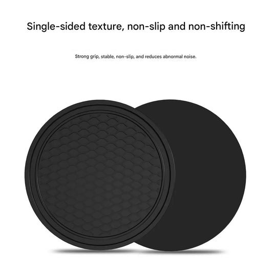 New Car Cup Holder Anti-Slip Silicone Insert Coaster Mat Universal Car Accessories Black Fit For Most Cars